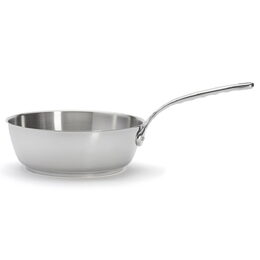 Pánev de Buyer, 3411.24 MILADY, nerez, na soté, kulatá, dlouhá rukojeť z
nerezové oceli, nedeformovatelná, průměr 24 cm, výška 8 cm, objem