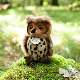 Rappa Plyšová sova 20 cm ECO-FRIENDLY