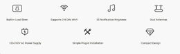 Chytrý zvonek Ezviz CS-CH1 Wi-Fi, kompatibilní s EP3x Pro/HP3 Pro