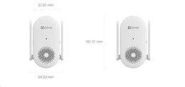 Chytrý zvonek Ezviz CS-CH1 Wi-Fi, kompatibilní s EP3x Pro/HP3 Pro