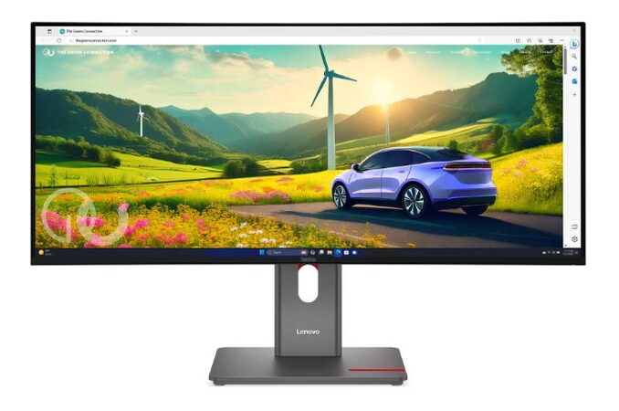 Lenovo LCD P34wd-40 34" zakřivený 3440x1440 IPS/6ms/350cd/2000:1/Repro/HDMI/2xDP/4xUSB-C/USB-B/5xUSB-A/RJ45/VESA/černá