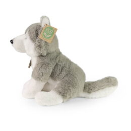 Rappa Plyšový pes husky sedící 23 cm SOFT COLLECTION, ECO-FRIENDLY