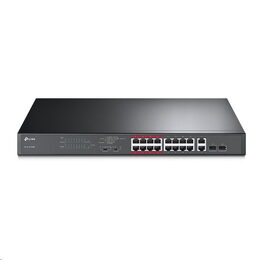 Switch TP-Link TL-SL1218MP 16x LAN/PoE+, 2x GLAN, 2x SFP Combo, poškozený obal