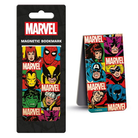 Marvel magnetická záložka Retro Grid