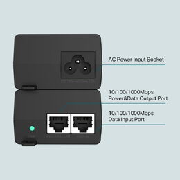 POE TP-Link POE160S PoE+ napájení 48 V, 30W, IEEE802.3af/at, poškozený obal