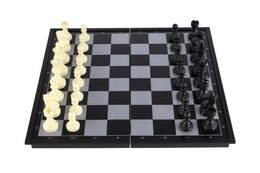 Šachy magnetické plast společenská hra v krabičce 32x16x4cm