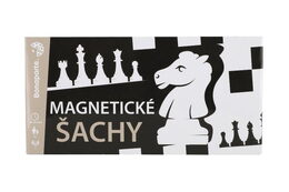 Šachy magnetické plast společenská hra v krabičce 32x16x4cm