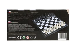 Šachy magnetické plast společenská hra v krabičce 32x16x4cm