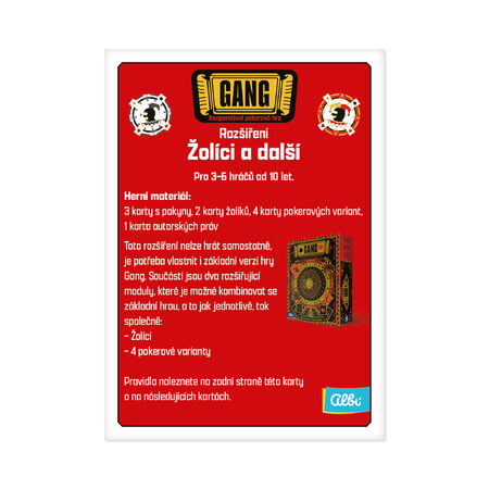 Gang - rozšíření Žolíci