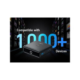 Nabíjecí stanice Anker 100W 2xUSB-C, 1xUSB, 1xkonektor pro Prime powerbanku černá