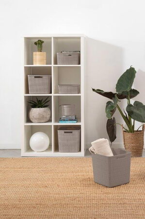 Box Curver Jute L 20L taupe
