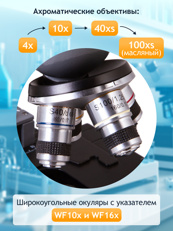 Levenhuk 320 PLUS Biological Monocular Microscope