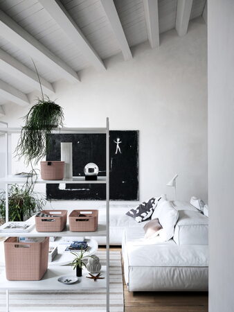 Box Curver Pure S 4,5 l krémový