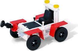 Stavebnice Seva Vesmír Měsíční stroje plast 308ks v krabici 31x16x7cm