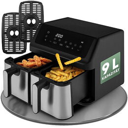 ProfiCook FR 1296 H Dvojitá horkovzdušná fritéza 2000W