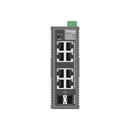 Switch TP-Link IES208G průmyslový, 2x SFP combo, 6x GLan, DIN, Omada SDN