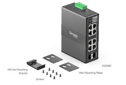 Switch TP-Link IES208G průmyslový, 2x SFP combo, 6x GLan, DIN, Omada SDN