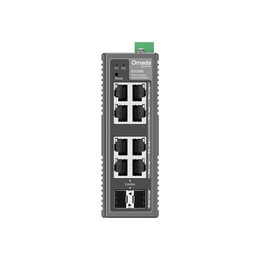 Switch TP-Link IES208G průmyslový, 2x SFP combo, 6x GLan, DIN, Omada SDN
