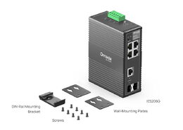 Switch TP-Link IES206G průmyslový, 2x SFP combo, 4x GLan, DIN, Omáda SDN