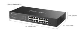 Switch TP-Link ES216G 16x GLan, Omáda SDN