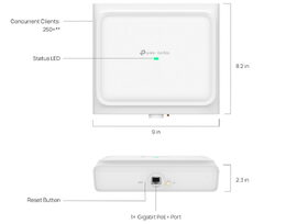 WiFi router TP-Link EAP650 D120-Outdoor venkovní AP, 1x GLAN, 2,4 a 5 GHz, AX3000, Omáda SDN