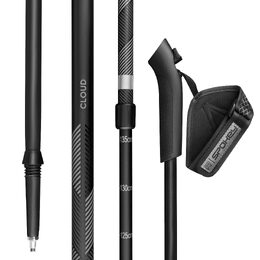 Spokey CLOUD Hole Nordic Walking, 2dílné, černé