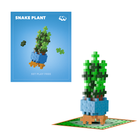 Plus-Plus Kytky Snake Plant