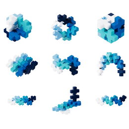 Plus-Plus Hexel Waterfall