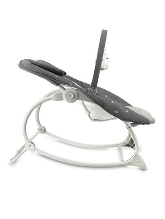 Vibrační lehátko s melodiemi MoMi LAPIS tmavě šedé