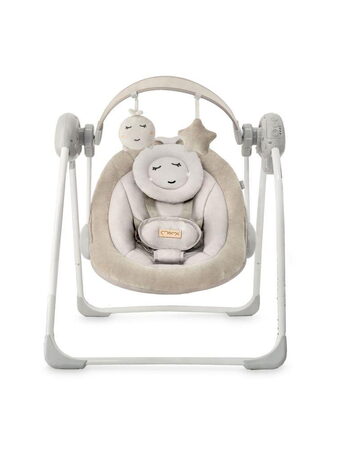 Houpací lehátko s melodiemi MoMi LISS béžové