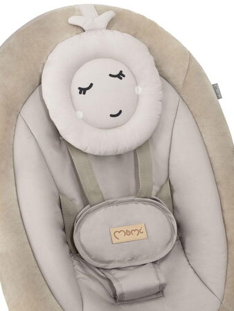 Houpací lehátko s melodiemi MoMi LISS béžové