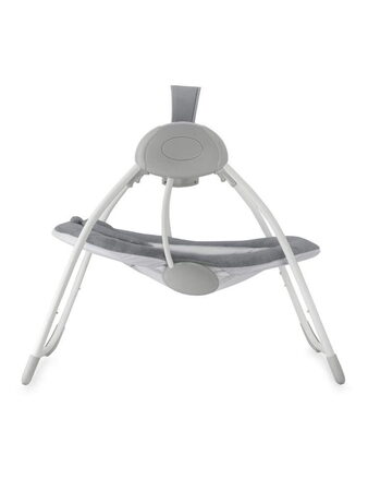 Houpací lehátko s melodiemi MoMi LISS šedé