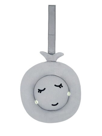 Houpací lehátko s melodiemi MoMi LISS šedé