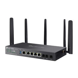 Router TP-Link DR3650v-4G VPN WiFi 6, 1x GWAN + 4x GLAN, 1x DSL, 2x FXS, USB,  Omáda SDN