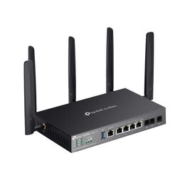 Router TP-Link DR3650v-4G VPN WiFi 6, 1x GWAN + 4x GLAN, 1x DSL, 2x FXS, USB,  Omáda SDN