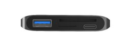 USB hub CONNECT IT CompactPRO + čtečka karet ANTRACITOVÁ