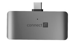 USB hub CONNECT IT CompactPRO + čtečka karet ANTRACITOVÁ