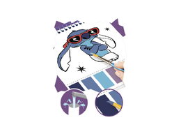Lilo a Stitch  blok k omalovánkami a barvami