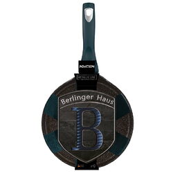 BERLINGERHAUS Pánev na palačinky s mramorovým povrchem 28 cm Aquamarine Metallic Line BH-7136