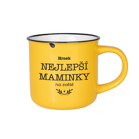 Kameninový plecháček - Hrnek nejlepší maminky