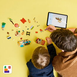 LEGO® Bluey 11202 Bluey a rodinný výlet autem na pláž