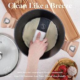 Sada nádobí Berlingerhaus s mramorovým povrchem 15 ks Rosegold Metallic Line