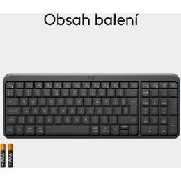 K250 Keyboard WRL GRAPHITE US LOGITECH