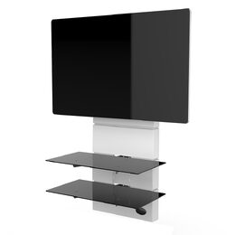 Držák TV Meliconi Ghost Design 3500 Matt pro úhlopříčky 32" až 70", nosnost 30 kg - bílý