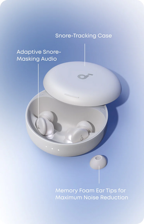 Bluetooth sluchátka Anker soundcore Sleep A30 bílá