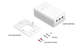 WiFi router TP-Link EAP625GP-Wall AP, 1xGPON, 1X FXS, 2x GLAN, 2,4/5 GHz, AX1800, Omáda SDN