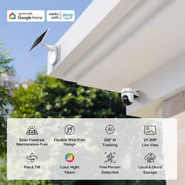 Kamera TP-Link Tapo C610 KIT 3MPx, venkovní, IP PTZ, WiFi baterie, přísvit, sol. panel