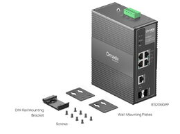 Switch TP-Link IES206GPP průmyslový, 2x SFP combo, 8x GLan s Poe+, 180W, DIN, Omáda SDN