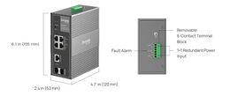 Switch TP-Link IES206GPP průmyslový, 2x SFP combo, 8x GLan s Poe+, 180W, DIN, Omáda SDN