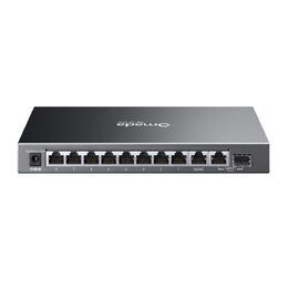 Switch TP-Link ES210GP 1x GLan, 8x GLan s PoE+, 1x SPF combo, 63W, Omáda SDN